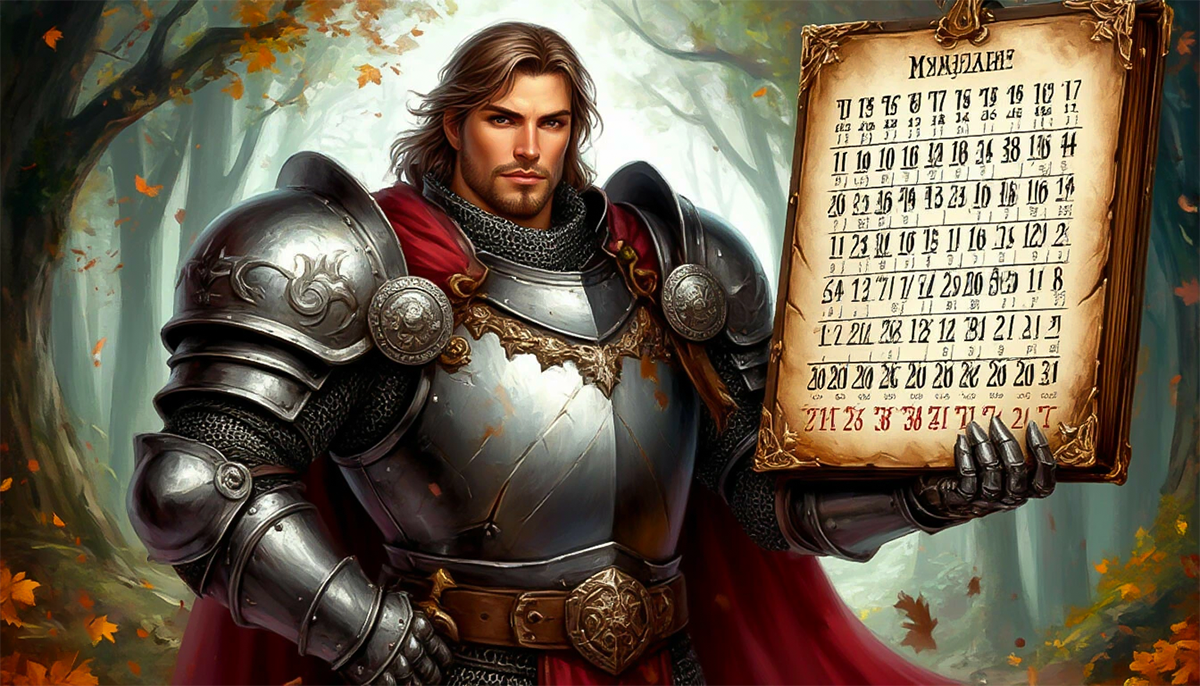 Календарь «Нам 1 месяц!»